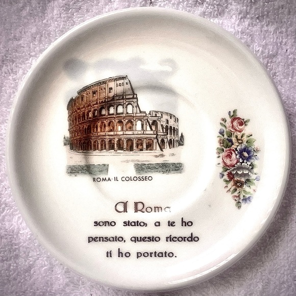 VINTAGE “ROMA - IL COLOSSEO” DISPLAY PLATE… - Picture 1 of 3